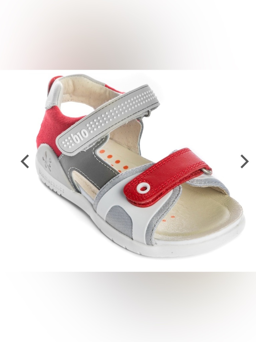 Biomecanics Kids Sandal BIO Grey/Red New size 13